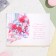 Postcard "Happy Anniversary!" marshmallows, kongrev, glitter, a4