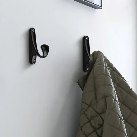 Furniture hook Cappio Dawn, one -rod, black