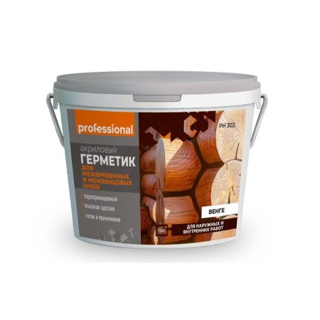 Sealant for inter -intact and intervention sutures, 15 kg, color of wenge