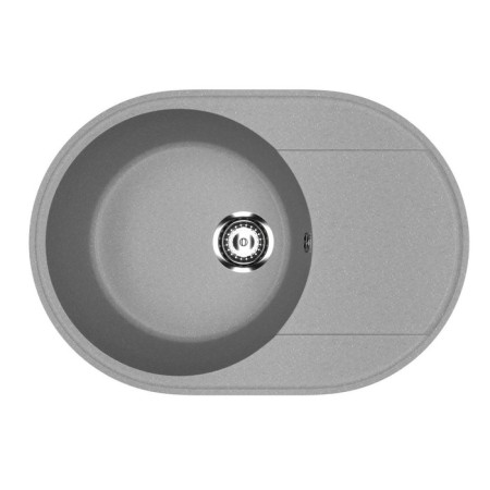 Kitchen carrier from the stone Uperwood Econ UPD-107, 003, oval, color 003 Gray matte-2