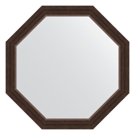 Mirror in the baguette frame, rosewood 62 mm, 71.6x71.6 cm