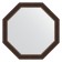 Mirror in the baguette frame, rosewood 62 mm, 71.6x71.6 cm