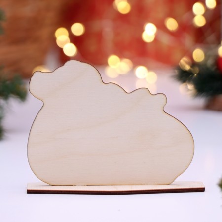 Decorative stand "Snake with a gift 2025", 12.5 x 9.3 x 5 cm-1