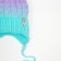 Hat for girls, lilac/mint color, size 44-47 cm