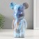 Pig a piggy bank Ceramics "Bear" blue-violet 9.5x14x25 cm