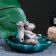 Filicism Set on the stand "Frog owi" 6x4cm
