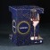 A set of glass glasses for the wine "Electric copper", 350 ml, 4 pcs