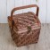Stamnka chest, with a lock, 16 × 16 × 25 cm, veneer