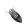 Metallic feeder X-Feeder ME Bullet Arrow S Perfo, Matt Black, 100 g, 20 ml