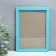 Photo frame plastic 15x21 turquoise