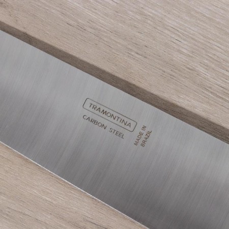 Kitchen Carbon Knock, blade 30 cm, with a wooden handle-2