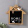 Panel MDF "Callowboard. House with a bird" with clothespins 1x28.5x29.5 cm