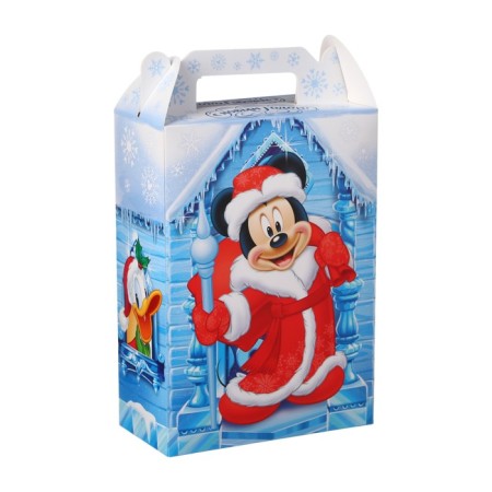 Folding box, New Year's "Happy New Year", 20 x 33 x 10 cm, Mickey Mouse and his friends-3