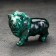 Souvenir "Leo middle", natural malachite