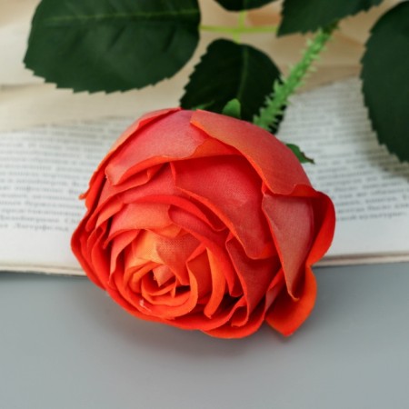 Artificial flowers "rose lady cascade, with spikes" 57x8 cm, orange-1