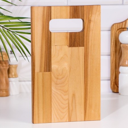 Groot and serving board "Direct pen" Small with a groove 30x18x1.8 cm-2