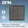 Ventilation grate Zein Lux RM1919SR, 190 x 190 mm, with a grid, metal, silver