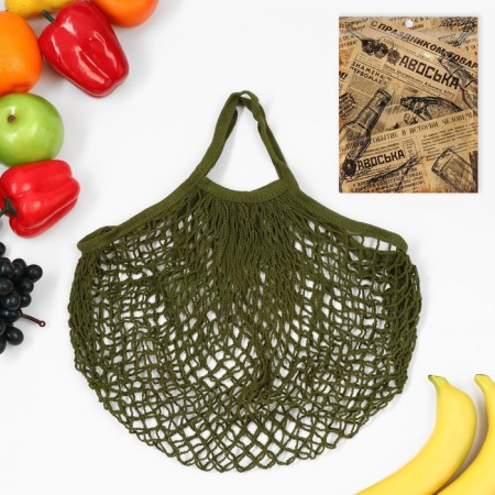 ALOSKA 37 x 20 cm, handle 12 cm, cell 1.5 cm, green-4