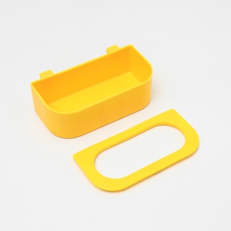 Bird feeder internal matte 14.3 x 7.2 x 4.8 cm, yellow-5