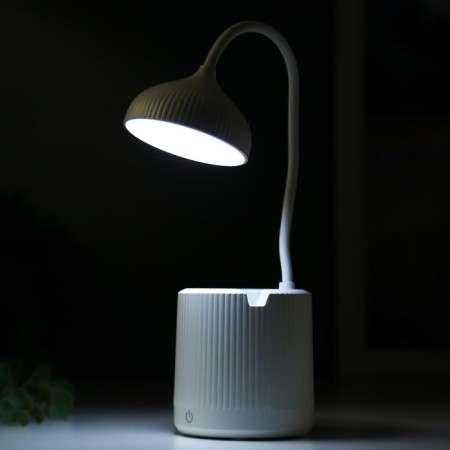 Table sensory lamp 79957/1 LED 6W USB AKB 3 mode white 9x9x41 cm Risalux-2