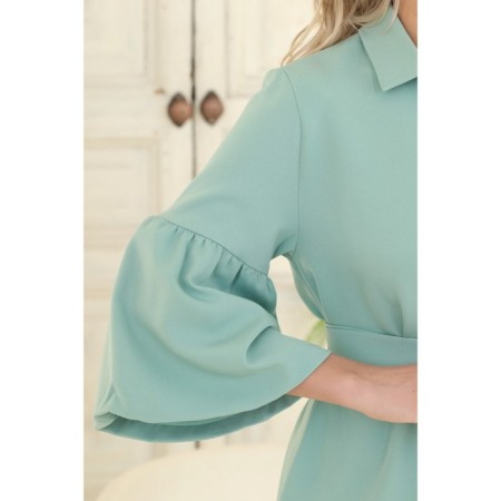 Women's dress, size 48, mint color-4