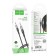 Cable AUX HOOCO UPA23, Jack 3.5 mm (M) - Jack 3.5 mm (M), 1 m, nylon, gray