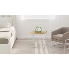 Ingvar coffee table, 452 × 452 × 453 mm, color of oak van