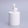 Candle in concrete Aromatic "Apollo", 13x7 cm, green bamboo, soy wax, 160 g