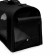 Bag-carrier with a window for a muzzle, 42 x 21 x 25 cm, black