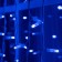 Garland "Curtain" 2 x 3 m, IP65, UMS, white thread rubber, 760 LED, glow blue, 220 V