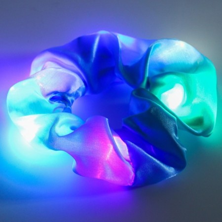 Luminous hair gum, blue "sparkle", winx
