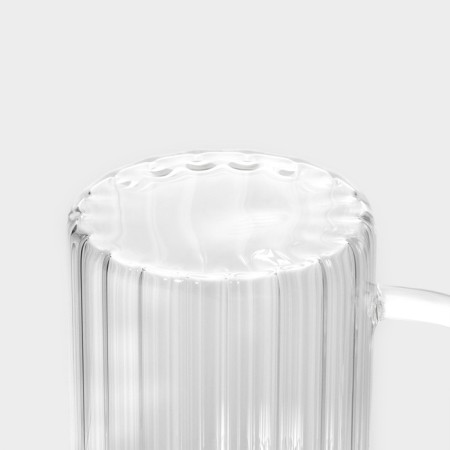 Glass mug "strip", 320 ml-3