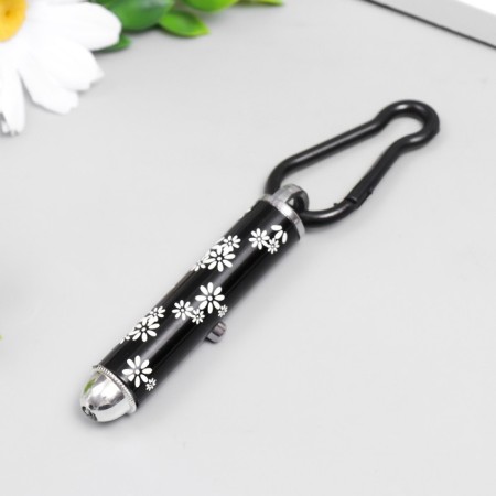 Laser Laser 3 Nozzles+ Carabiner Plastic "Chamomile" black 1x7 cm-3
