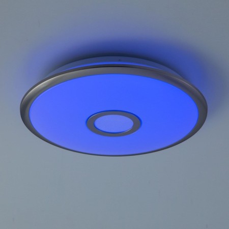 Lamp Citilux "Starlight" CL703A31G, 42x42x7 cm, 1x35W, LED, color gray color-20