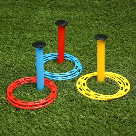 Set 3 in 1 "Summer in Movement": ringbrush (3 racks, 6 rings), jump rope 2.8 m, boomerang-1