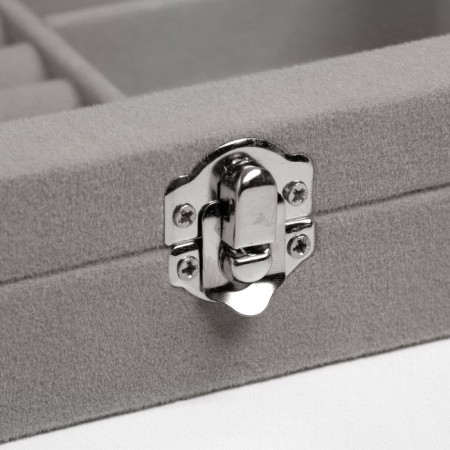 Steam for jewelry "Casket", 7 stripes, 3 cells, 20 × 15 × 4.5, color gray color-5
