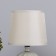 Pobeo desktop lamp 1x40W E14 gray 14.5x14.5x24cm