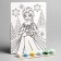 Picture on numbers for children "Elsa" 21x15 cm, cold heart