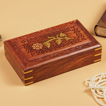 Caste Casket "Rose" tree 7x15x26 cm