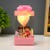 Nightlight "Fighting couple" LED from batteries 3haa pink 8x8x15.5 cm Risalux