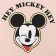 Shorted T -shirt "Hey Mickey" Mickey Mouse, pink color