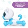 Robot Dog "Smart friend", interactive: with sound recording, light, sound, sensory, musical, on batteries, blue