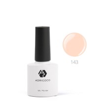 Color gel polish Adricoco, No. 143 apricot ice, 8 ml