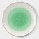 Porcelain shade "Cosmos", d = 27.5 cm, green color