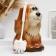 Brash stand "Dog", with brush