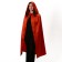 Carnival cloak adult, atlas, terracotta color