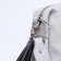 Richet Cross-Body bag, external pocket, 2 long belts, gray color.