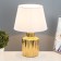 Faivi table lamp E14 40W gold 27x27x43 cm Risalux