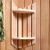 Corner shelf from alder, level 2