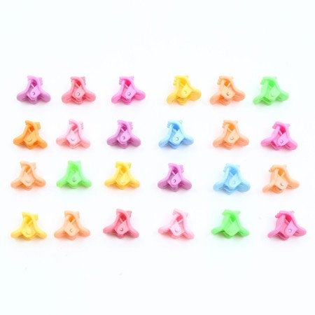 Hair crab "Little Duffeur", 24 pcs., 1 x 1.5 x 1.5 cm-3